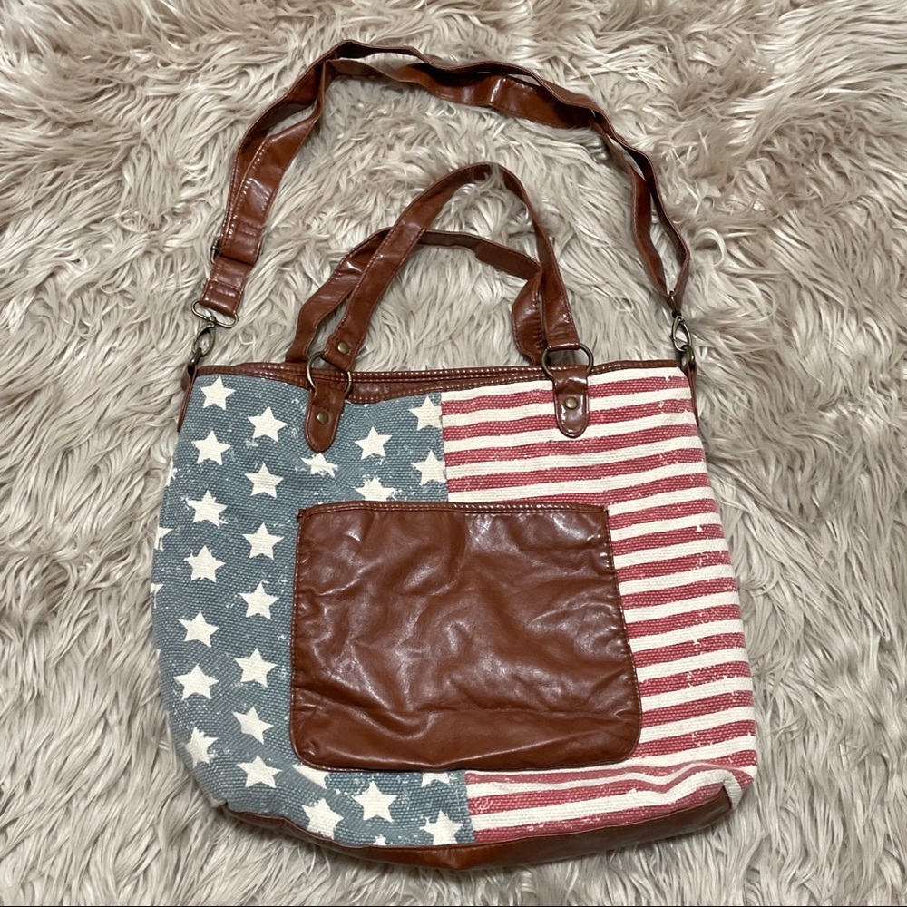 American flag purse